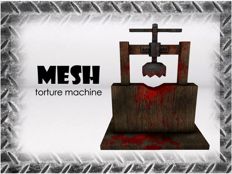 Second Life Marketplace - torture machine full perm